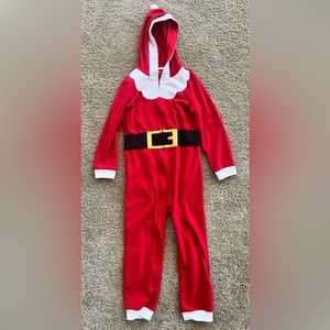 Kids Santa One piece Bodysuit Pajama size 8